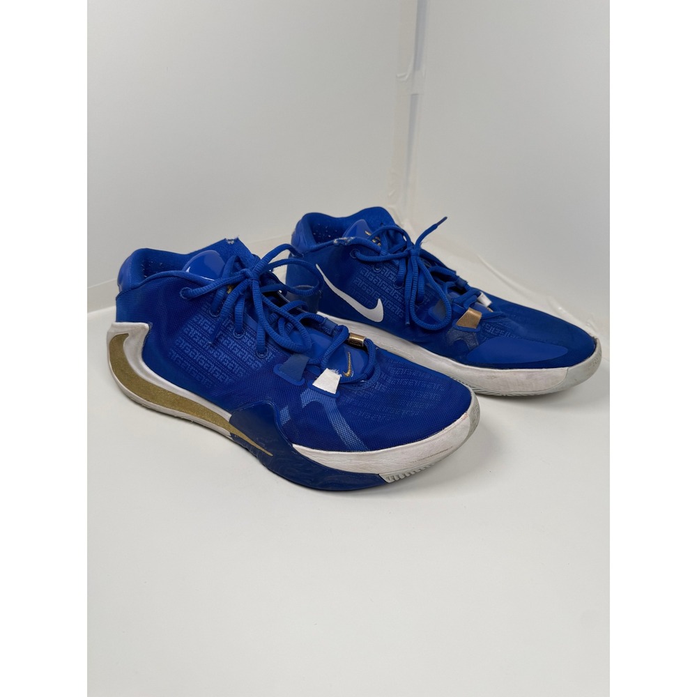 Nike Basketball Shoes Mens 11 Blue Zoom Freak 1 Greece BQ5422-400 Giannis Sneak